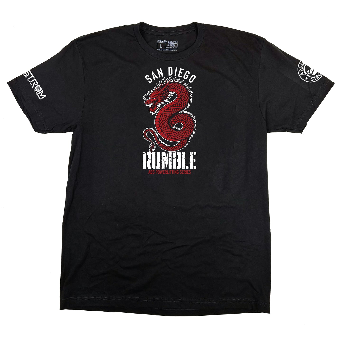 T-SHIRT DE COMPÉTITION NOIR