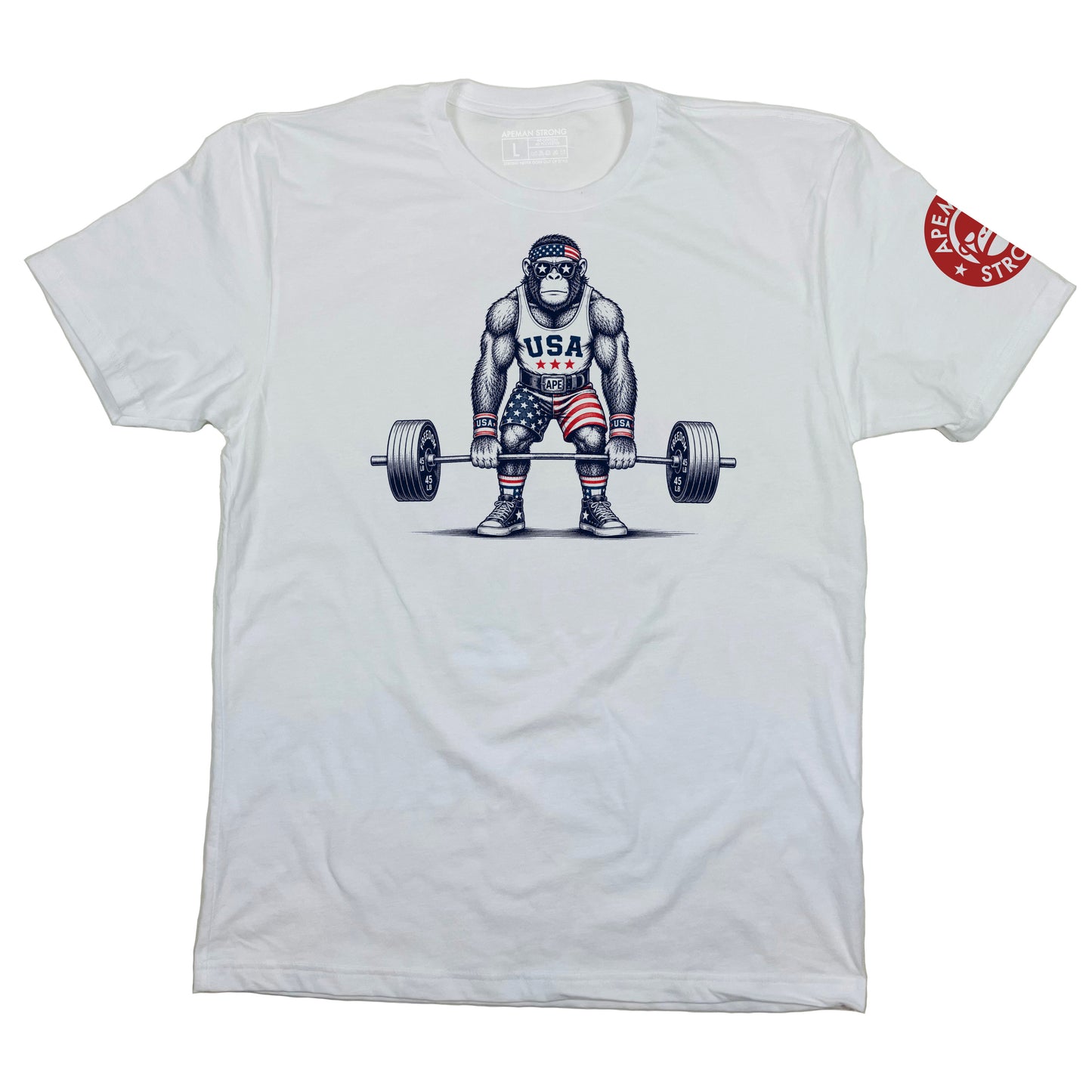 T-SHIRT APEMAN BARBELL CLUB