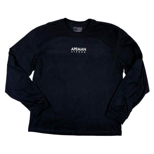 APEX LONG SLEEVE BLACK TEE