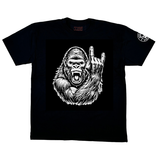 T-SHIRT ALPHA NOIR APEMAN