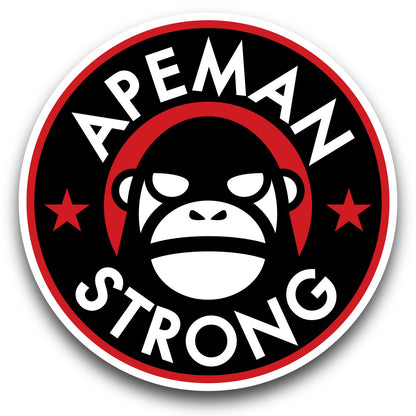 APEMAN STICKER - Apeman Strong Apeman Strong