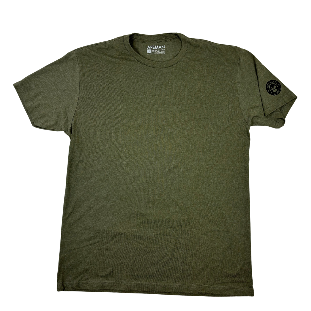 APEMAN PRIMARY OLIVE TEE - Apeman Strong Apeman Strong