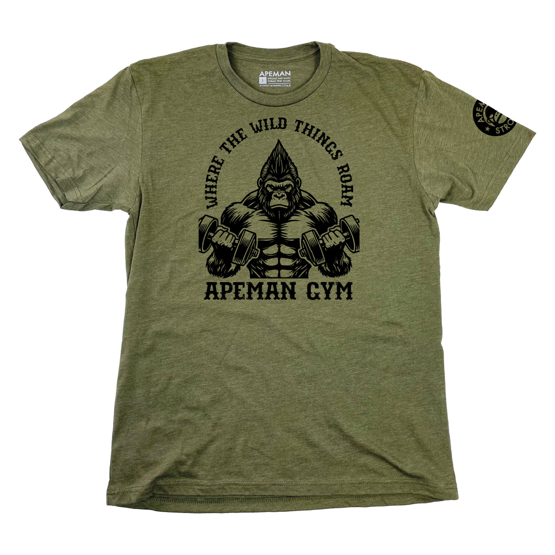 WILD THINGS GYM TEE Apeman Strong