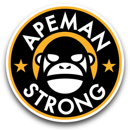 APEMAN STICKER - Apeman Strong Apeman Strong