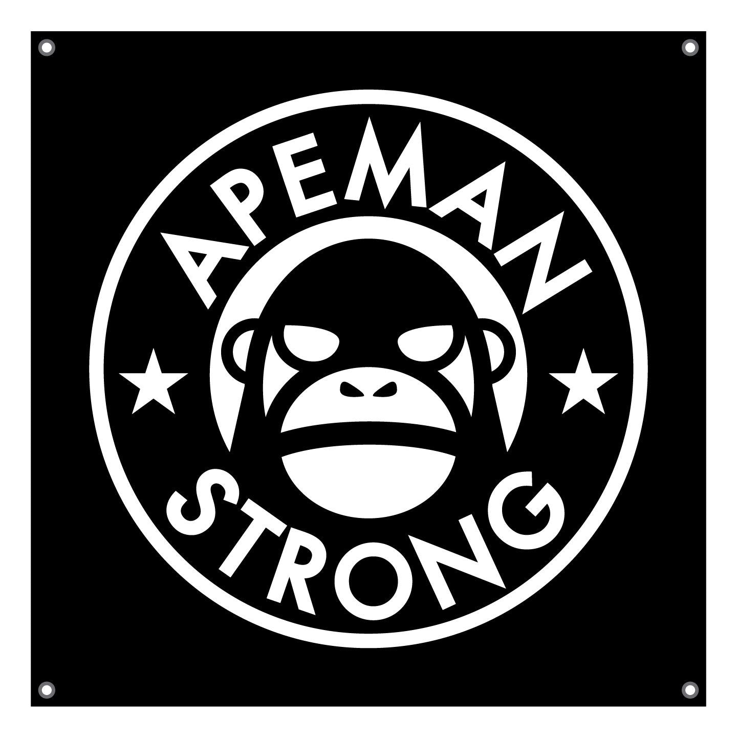 APEMAN BLACK/WHITE BANNER