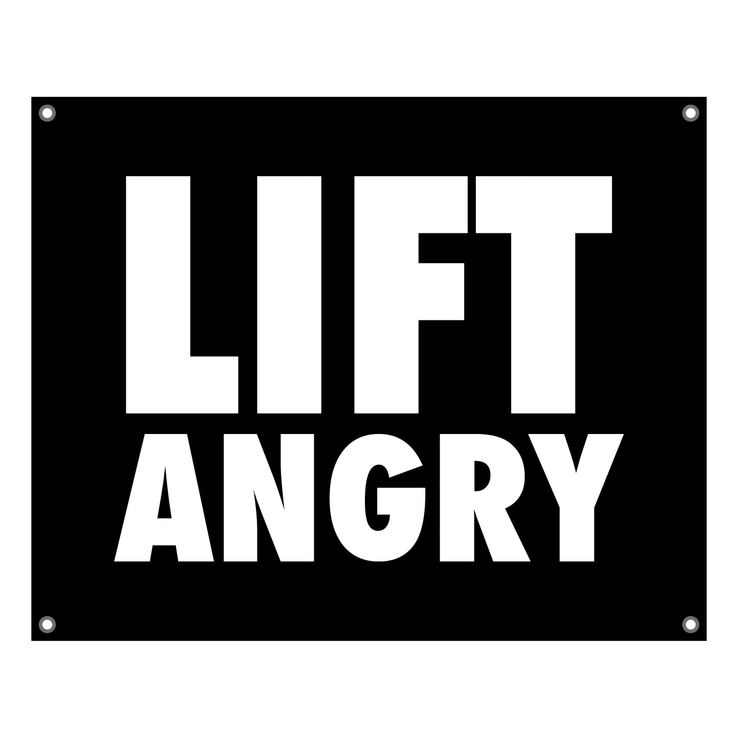 LIFT ANGRY GYM BANNER