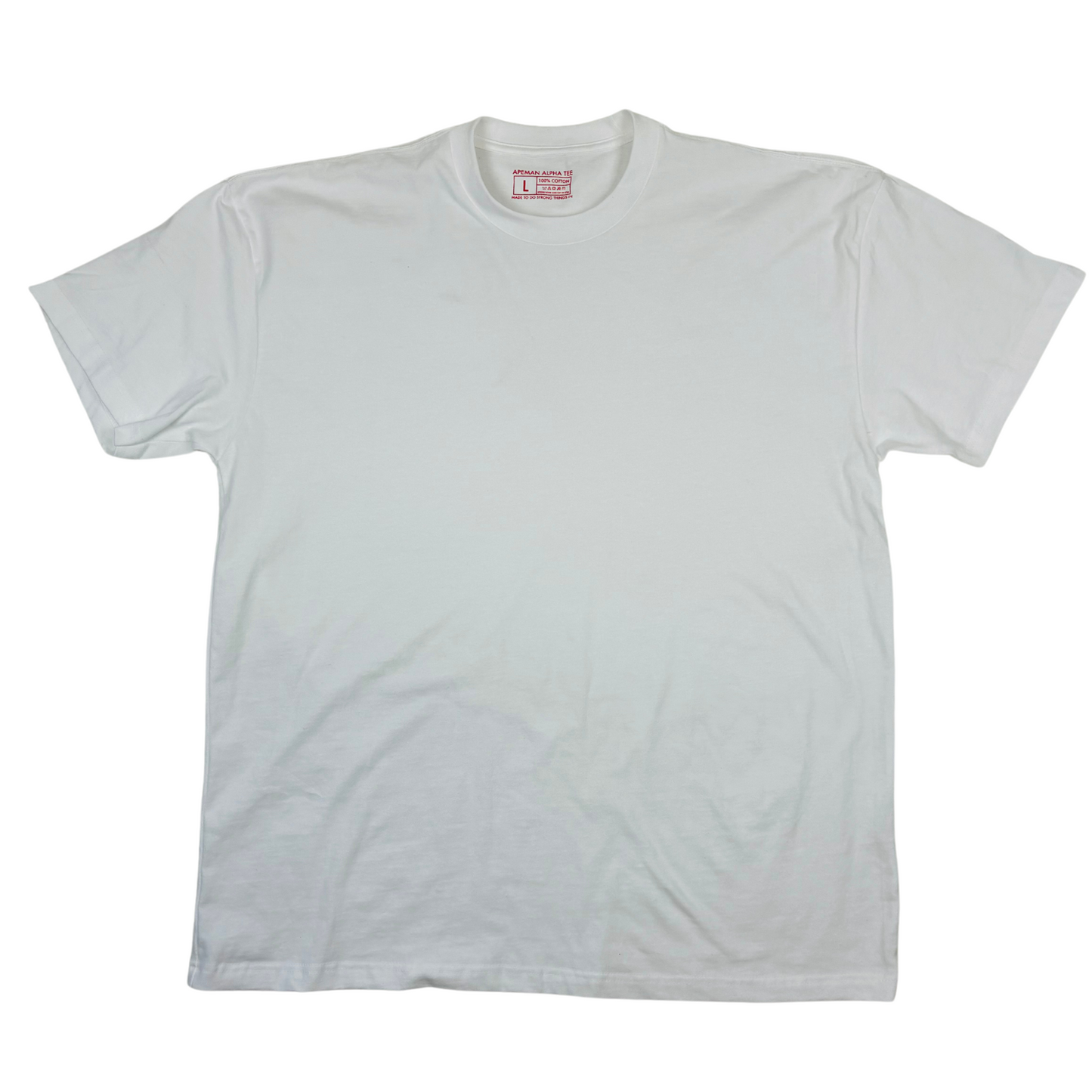 T-SHIRT BLANC ALPHA APEMAN