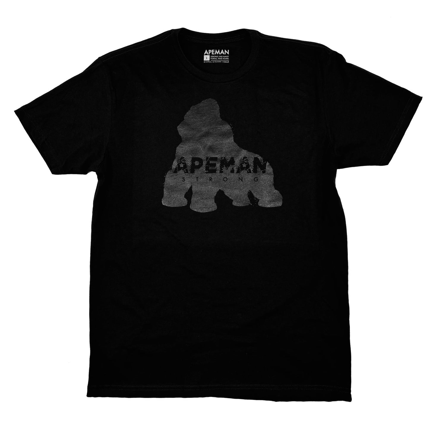 BLACK ON BLACK SILVERBACK TEE