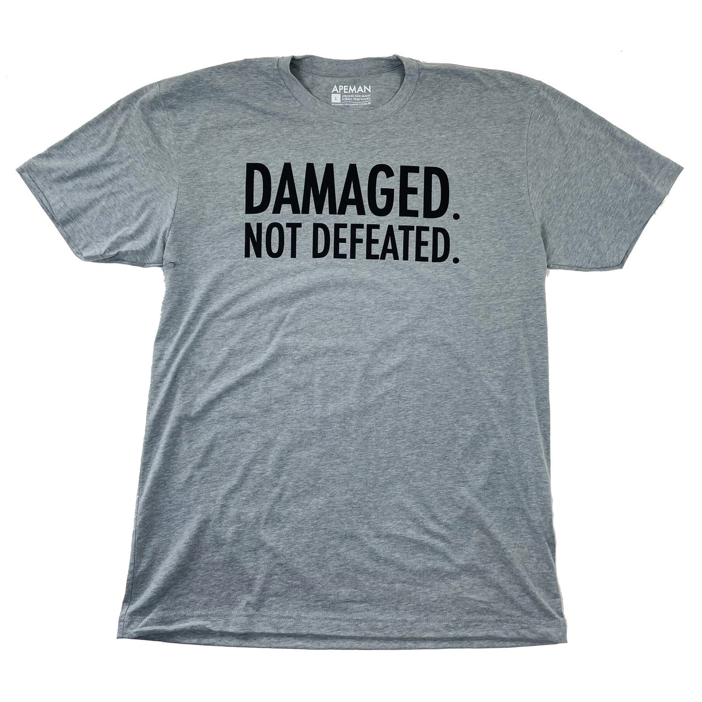 NOT DEFEATED TEE - Apeman Strong Apeman Strong