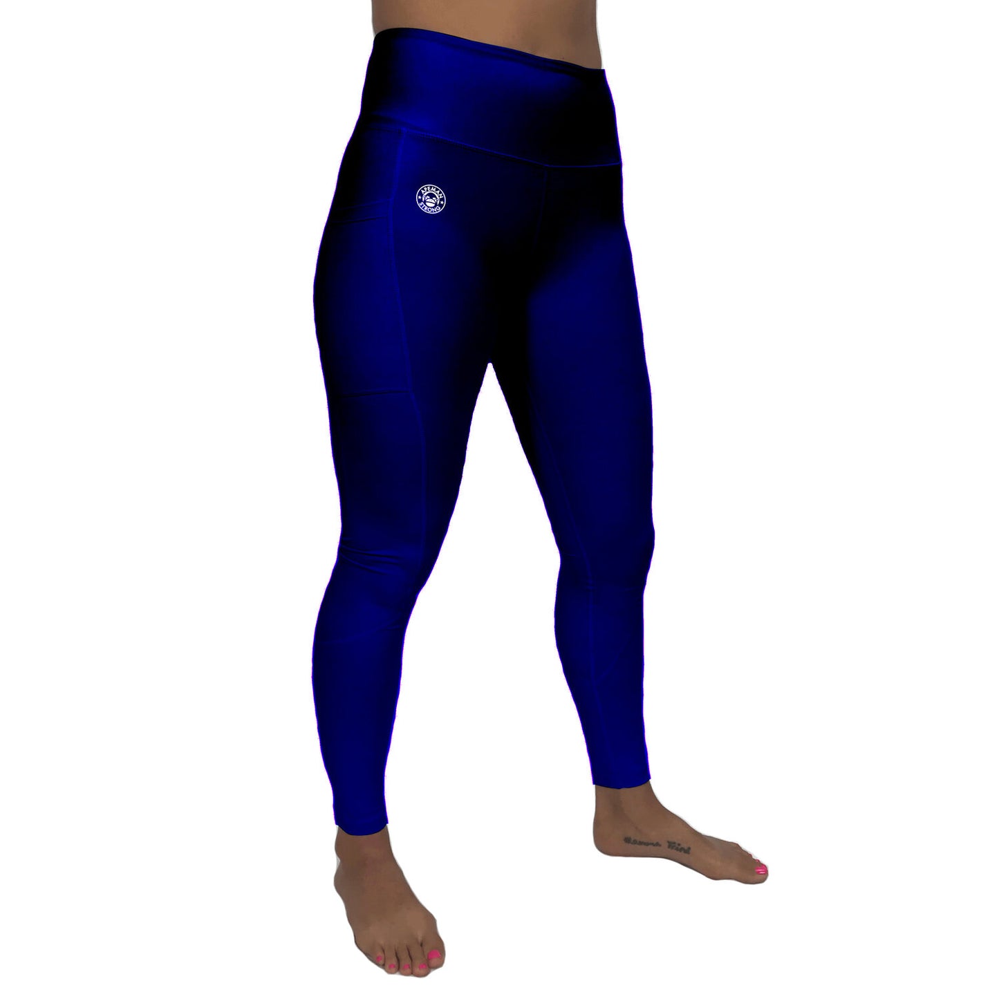 WOMEN'S NAVY HIGH-RISE TIGHTS - Apeman Strong Apeman Strong