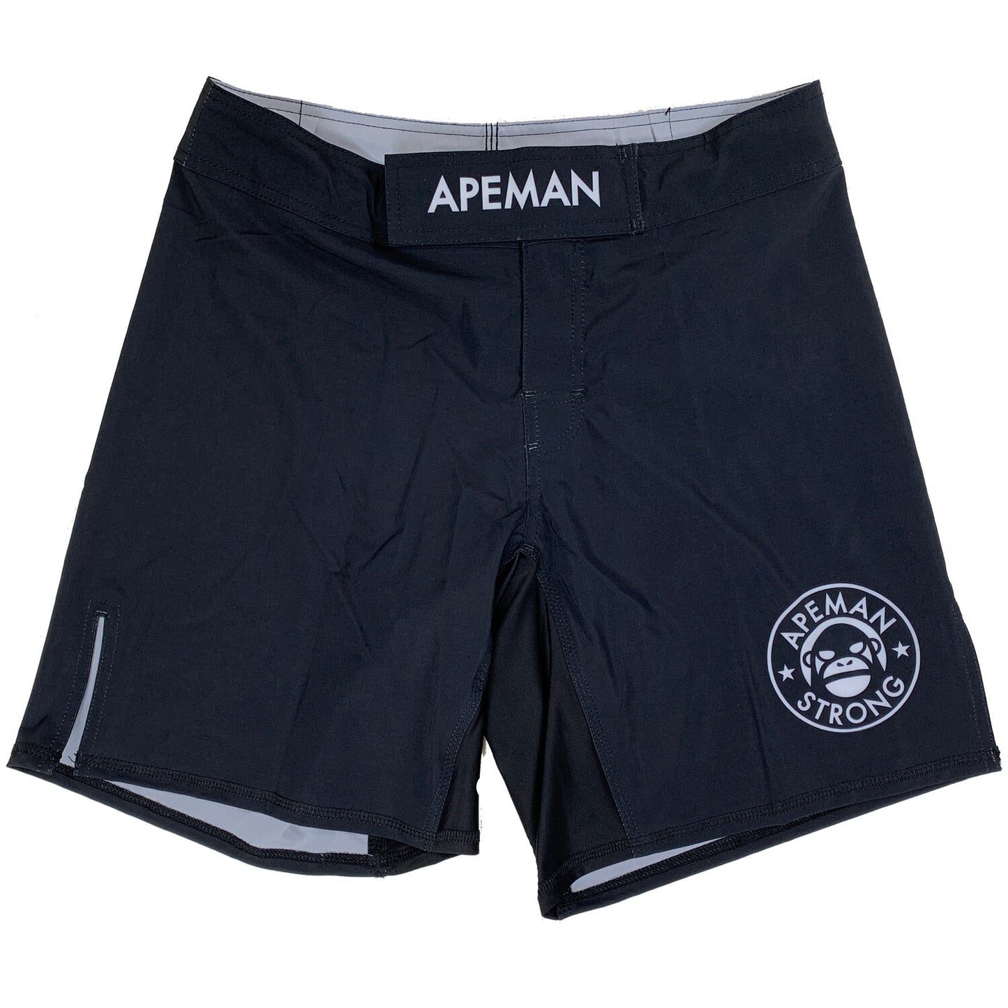 BLACK FIGHT SHORTS