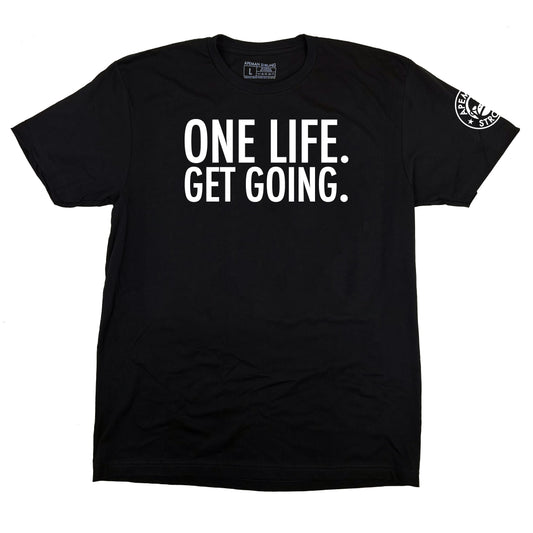 ONE LIFE. GET GOING. TEE