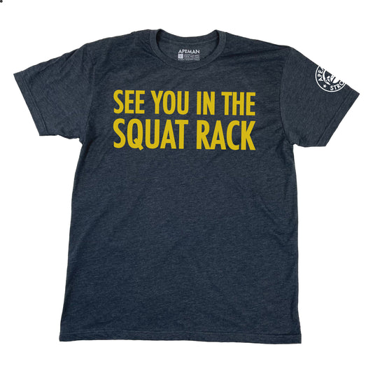 T-SHIRT SQUAT RACK