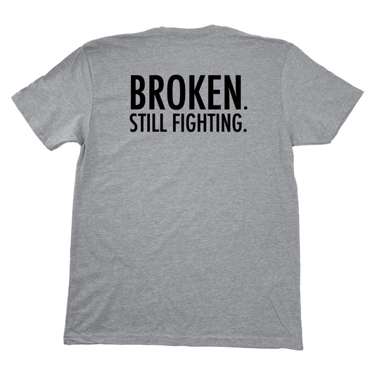 CORE BROKEN GRAY TEE
