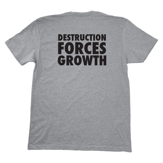 CORE DESTRUCTION GRAY TEE