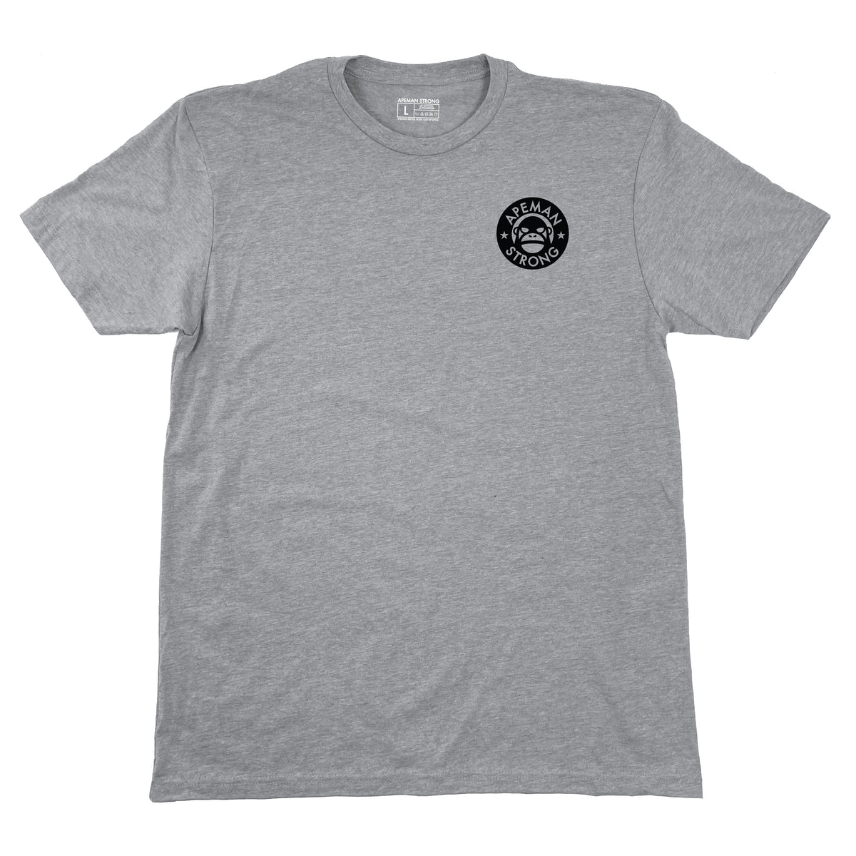 Soft Poly Cotton Blend Athletic Tee for Men| CORE GRAY TEE