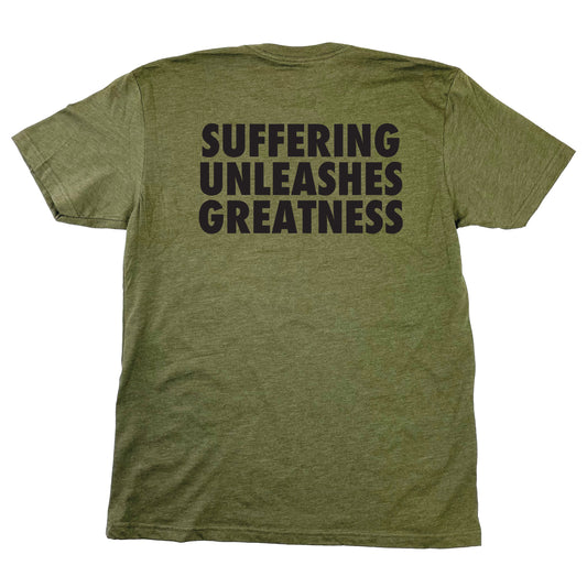 CORE SUFFERING OLIVE TEE